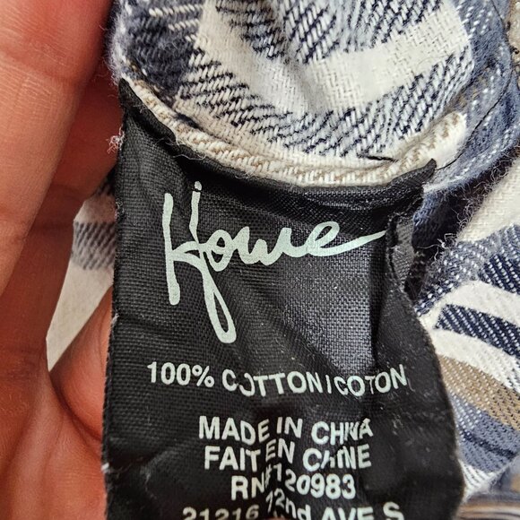 Howe Creative Workforce Plaid Button Down Cotton Flannel Shirt Long Sleeve L - Picture 9 of 12